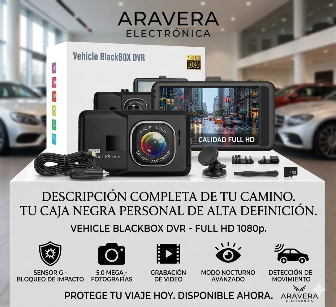 CAMARA PARA AUTO BLACKBOX 2.4" FULL HD