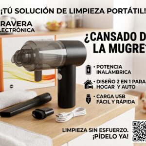ASPIRADORA MINI RECARGABLE PORTATIL