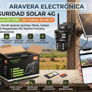 CAMARA IP ECOPOWER EP-C083 4G SOLAR