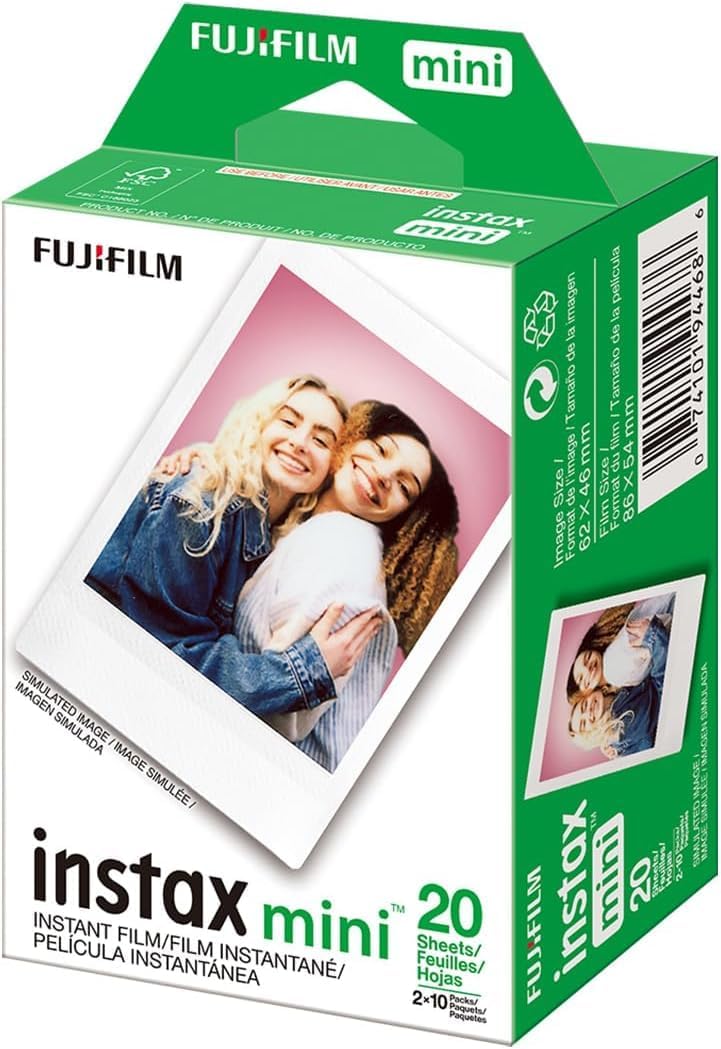 PACK FUJIFILM INSTAX MINI 20X 10 PAQUETES - Imagen 2
