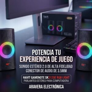 PARLANTE HAVIT SK212SE MINI RGB GAMING