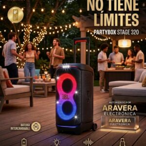 PARLANTE JBL PARTYBOX 320 STAGE NEGRO 240W