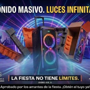 PARLANTE JBL PARTYBOX 520 BT 400W RMS RECARGABLE