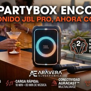 PARLANTE JBL PARTYBOX ENCORE2 2 MICROFONO