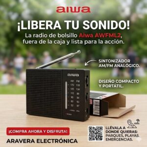 RADIO AIWA AW-FML2 AM/FM PEQUEÑO