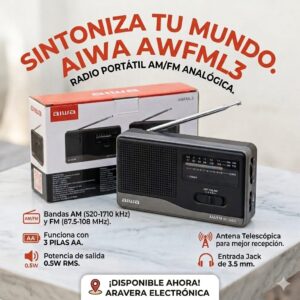 RADIO AIWA AW-FML3 AM/FM PEQUEÑO