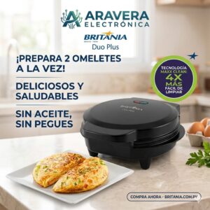 OMELETERA BRITANIA DUO PLUS BR02 BLANCO
