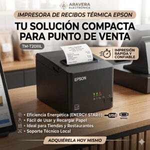 IMPRESORA EPSON TM-T20IIIL USB/SERIAL TERMICA