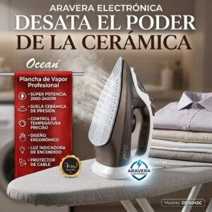 PLANCHA OSTER OS1504SC A VAPOR